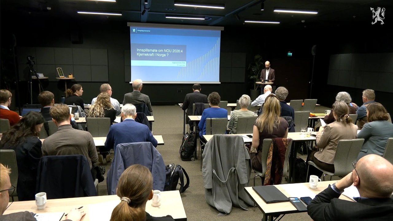 Innspillsmøte om kjernekraft, 25. september